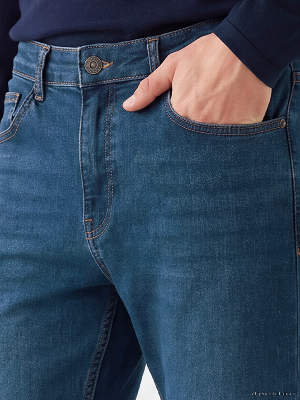 İndigo 750 Slim Fit Erkek Jean Pantolon-2