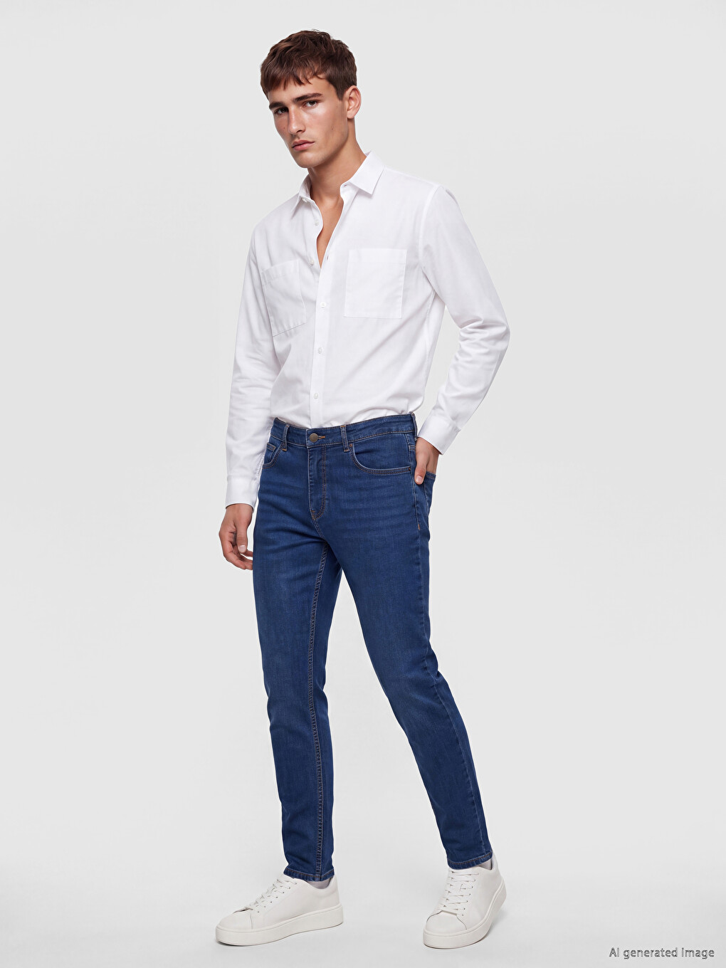 İndigo 750 Slim Fit Erkek Jean Pantolon-1