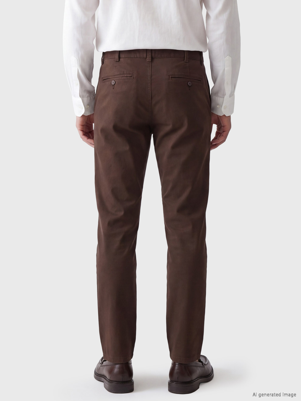Regular Fit Gabardine Men's Trousers-2