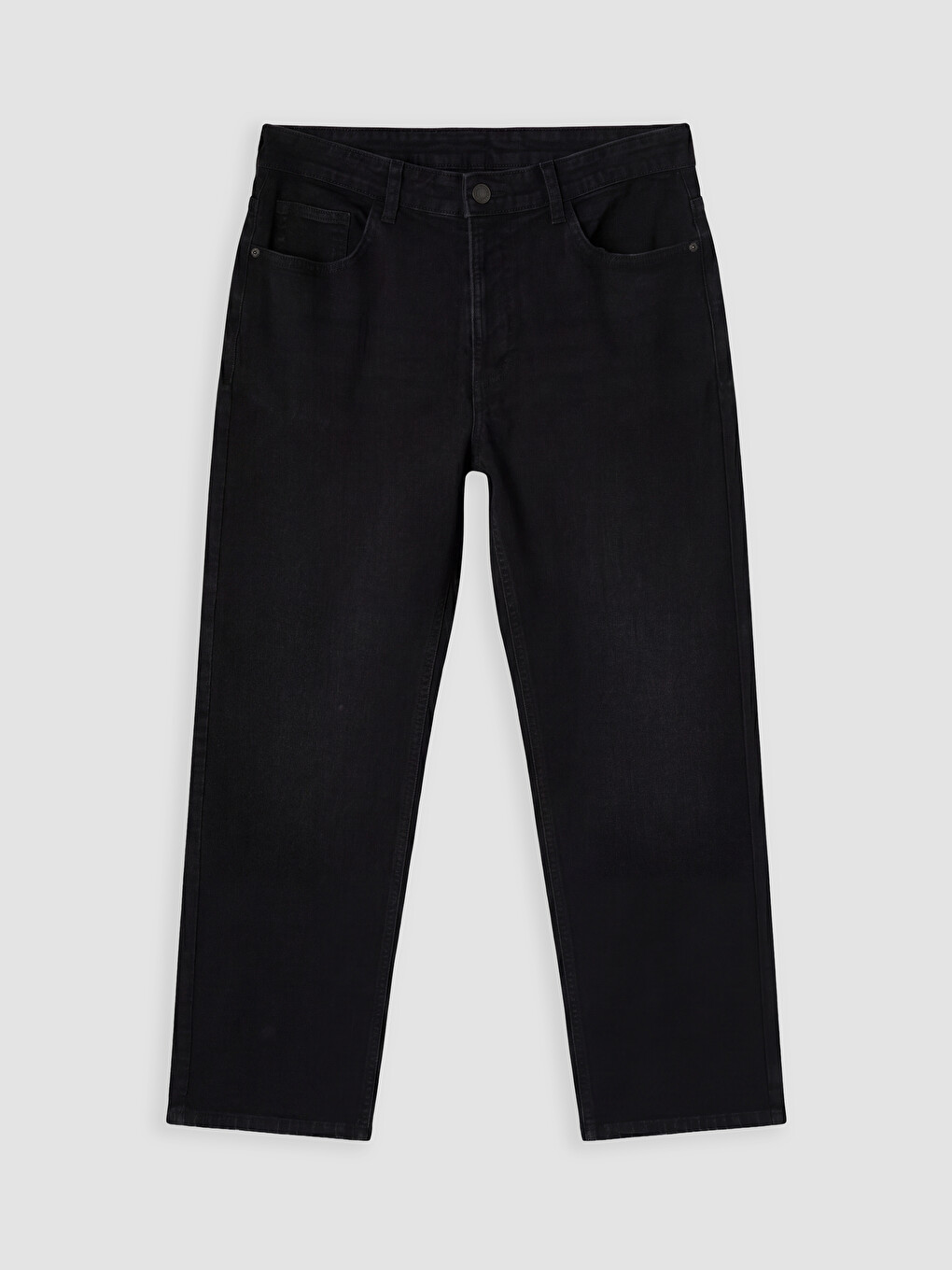 Siyah 790 Relax Fit Erkek Jean Pantolon-4
