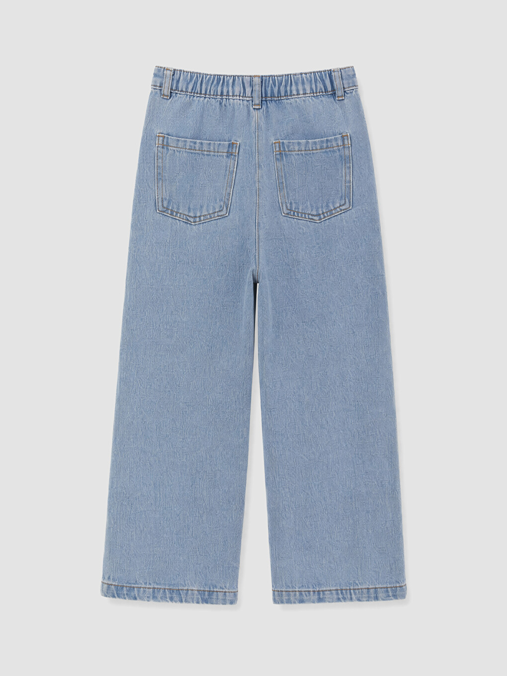 Regular Fit Embroidered Girls' Jeans-3