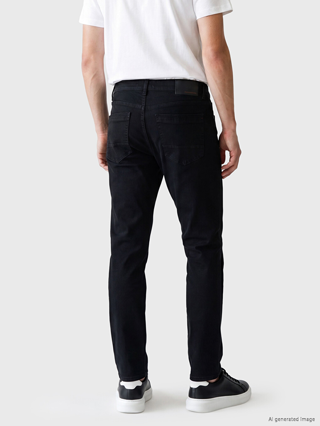 Siyah 760 Skinny Fit Erkek Jean Pantolon-2
