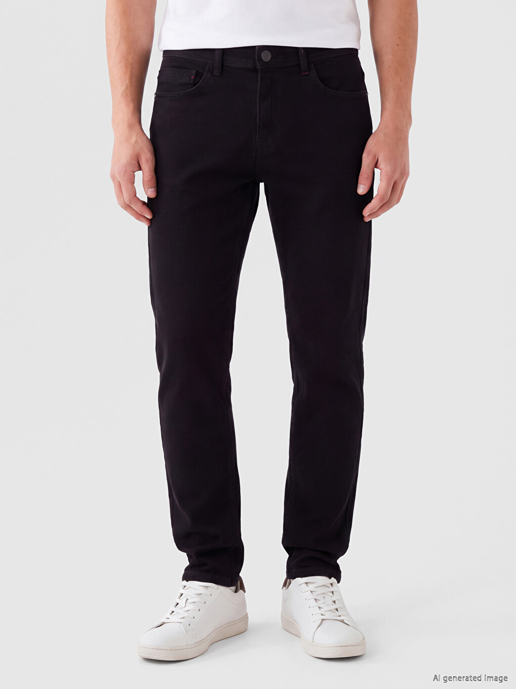 Siyah 760 Skinny Fit Erkek Jean Pantolon-1