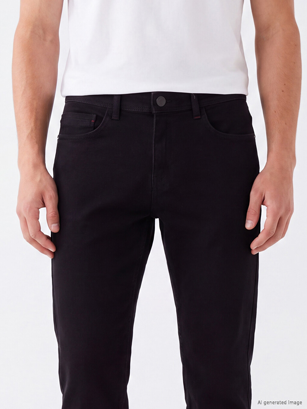 Siyah 760 Skinny Fit Erkek Jean Pantolon-2