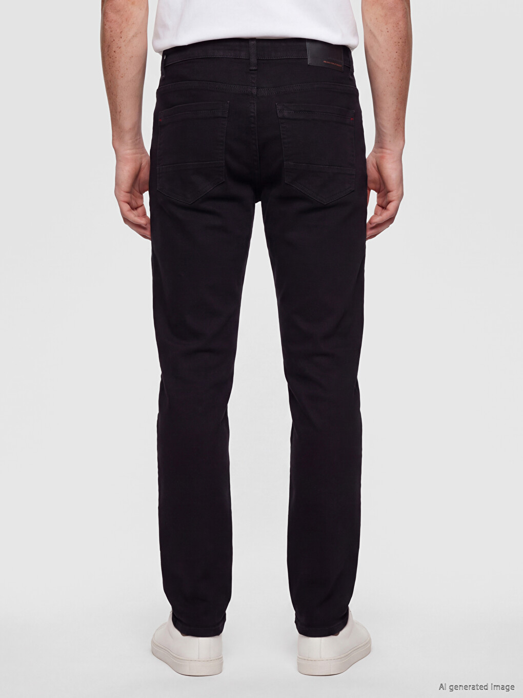 Siyah 760 Skinny Fit Erkek Jean Pantolon-3