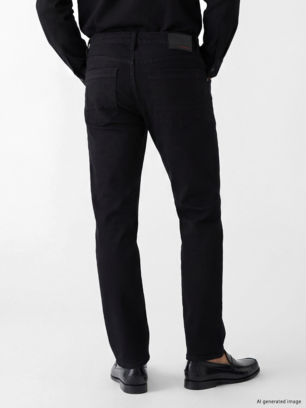 Siyah 779 Regular Fit Erkek Jean Pantolon-3