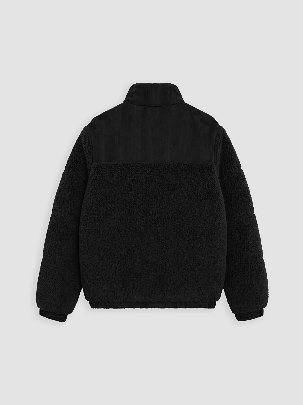 Regular Fit Mock Neck Men's Puffer Coat-6