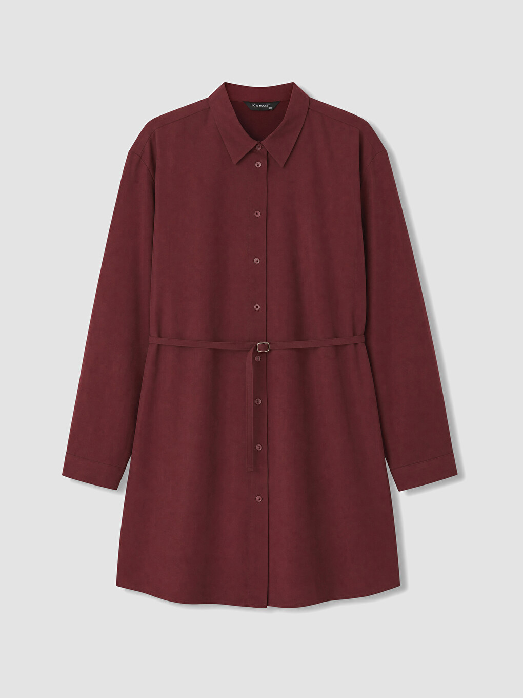 Suede Women's Shirt Tunic-4
