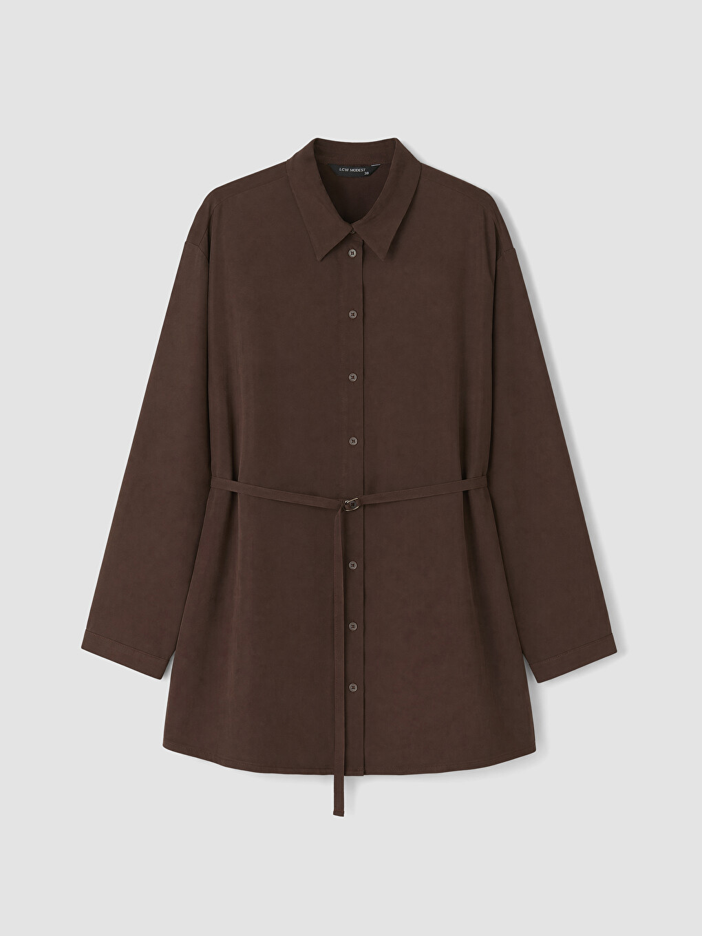 Suede Women's Shirt Tunic-4