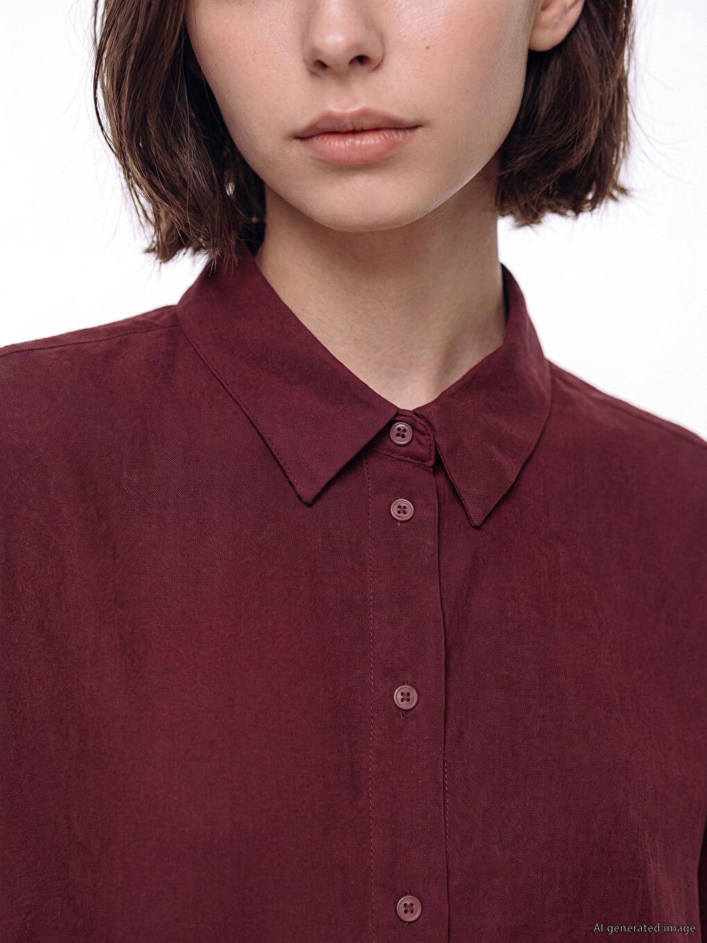 Suede Women's Shirt Tunic-2