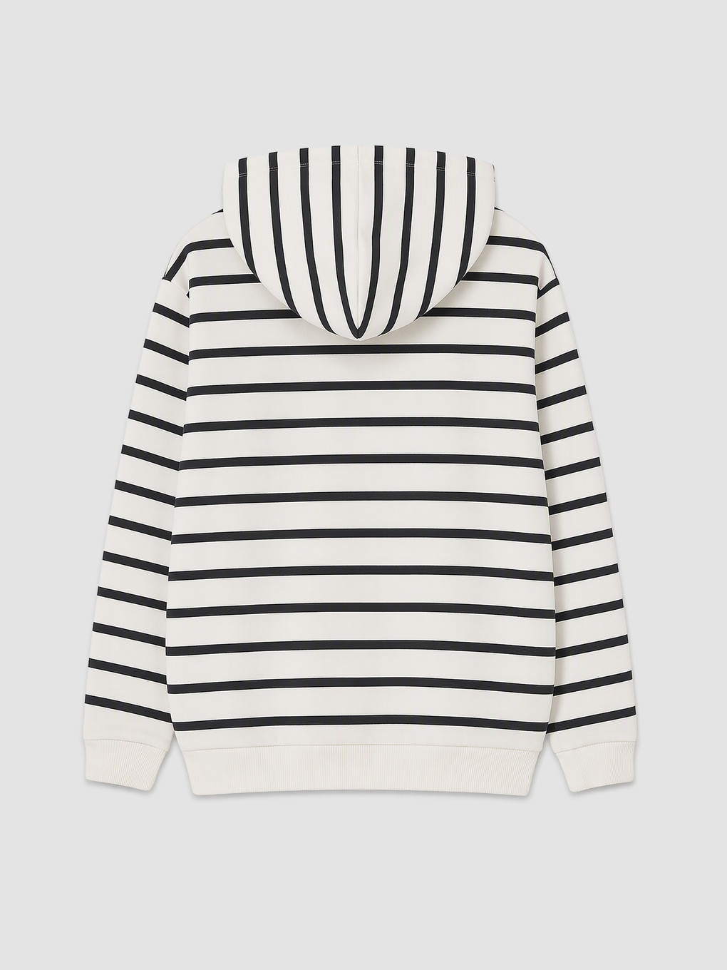 Antrasit Çizgili Erkek Çocuk Fermuarlı Sweatshirt-1