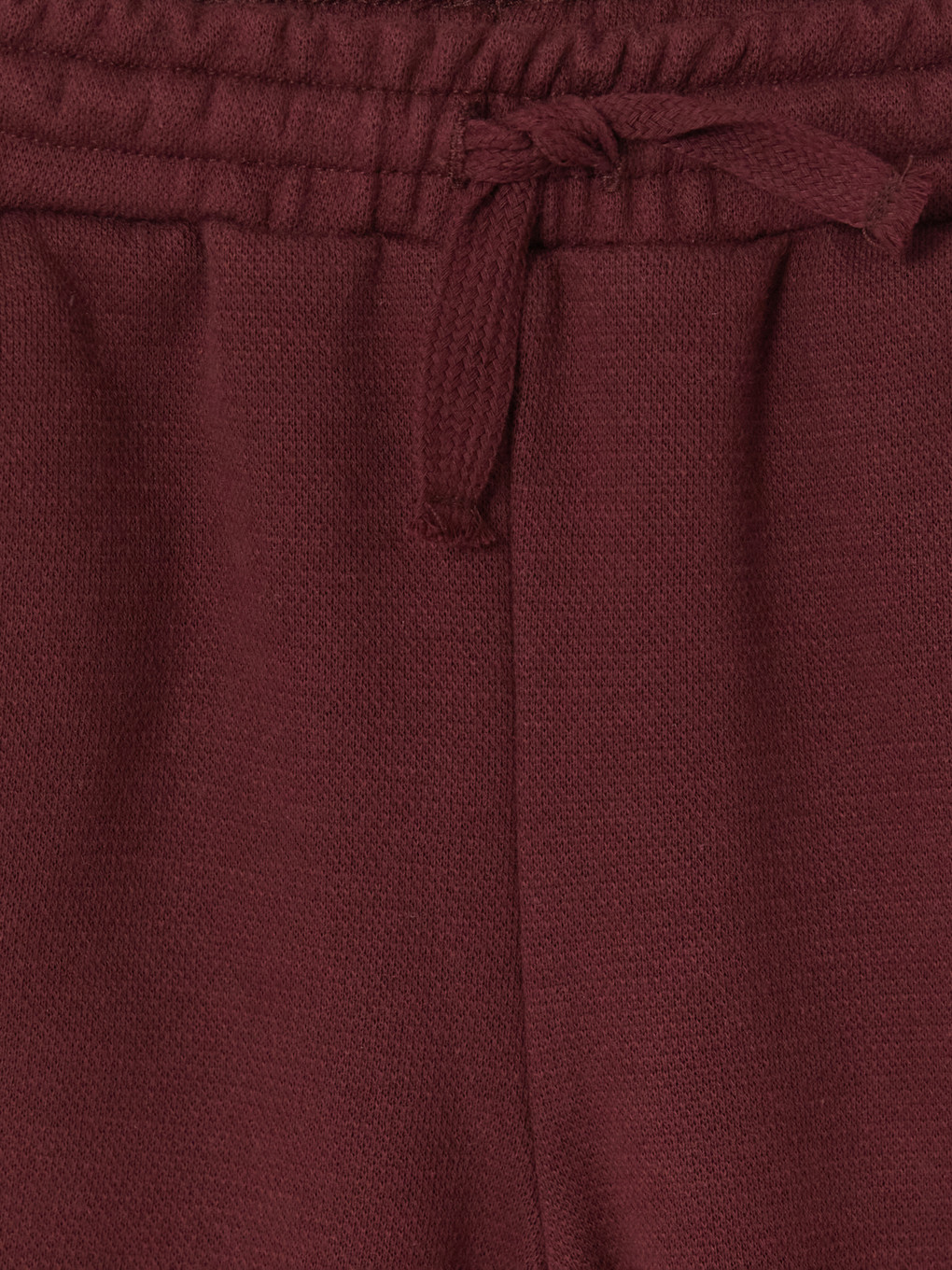 Bordo Erkek Çocuk Kalın Jogger Eşofman Altı-2