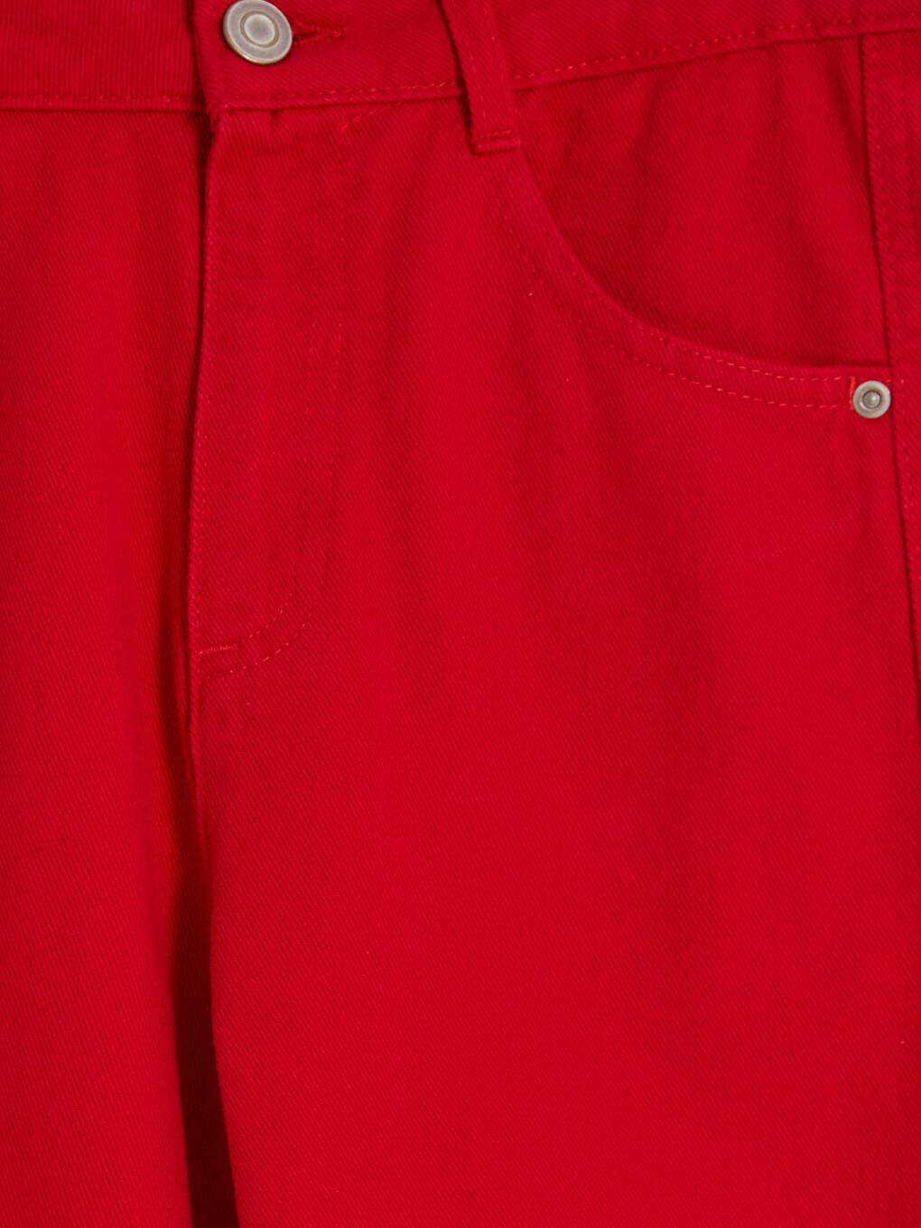 Wideleg Girls' Gabardine Trousers-2
