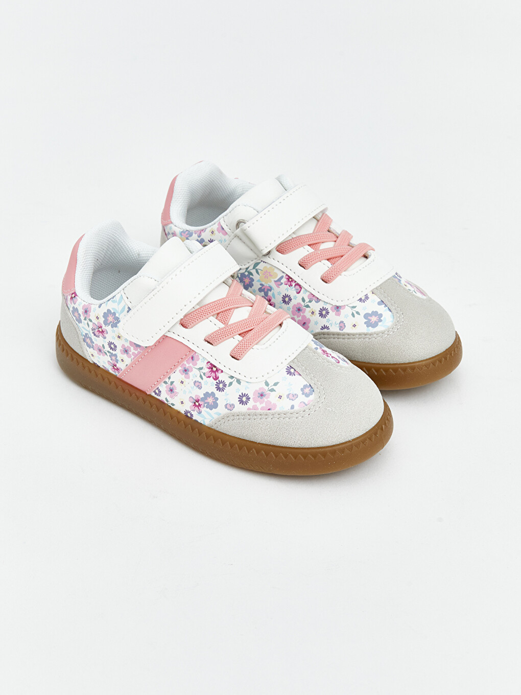 Floral Hook-and-loop Girls' Sneaker