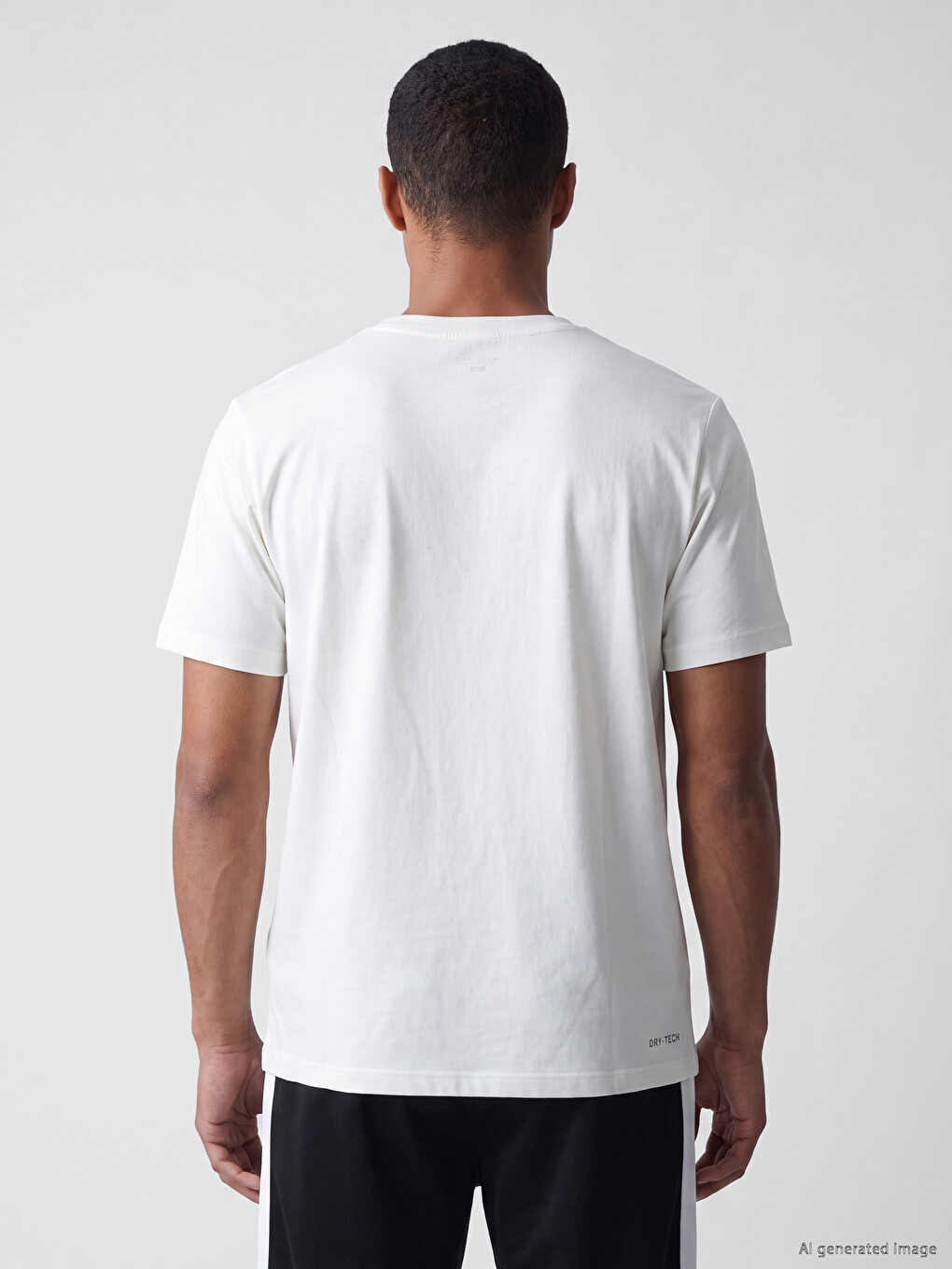 Regular Fit Bisiklet Yaka Baskılı Erkek Tişört-3
