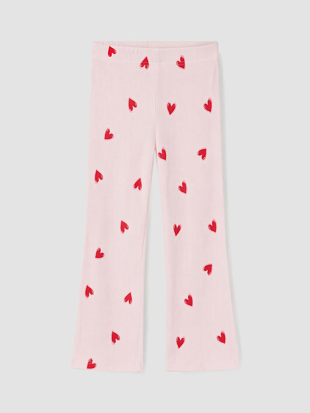 Herzbestickte Mädchen Schlag-pyjama-hose