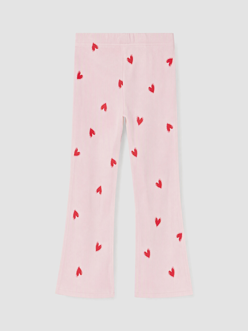 Herzbestickte Mädchen Schlag-pyjama-hose-2