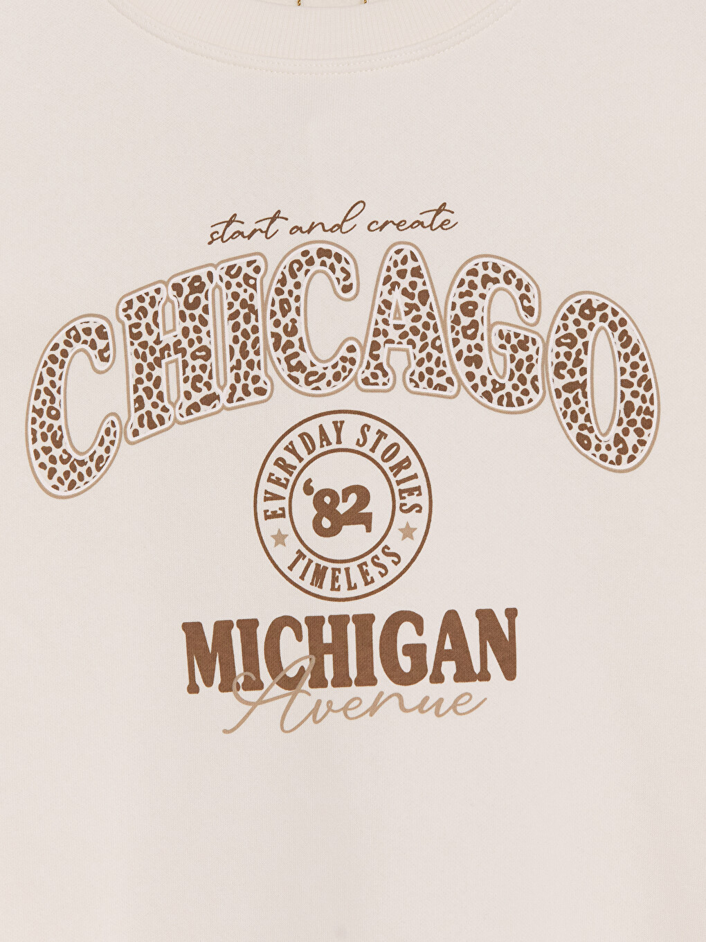 Chicago Štampana Dečija Debela Dukserica-1