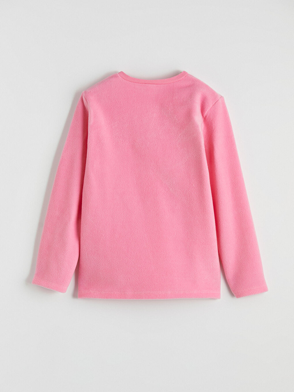 Pembe Ayı Nakışlı Kız Çocuk Polar Pijama Takım-3