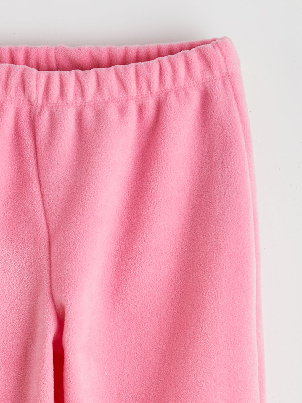 Pembe Ayı Nakışlı Kız Çocuk Polar Pijama Takım-5