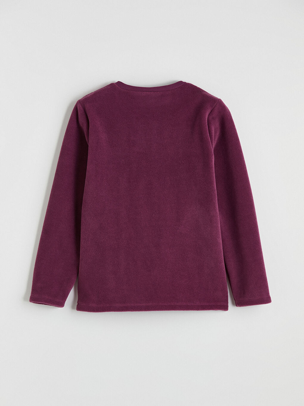 Mor Ayı Nakışlı Kız Çocuk Polar Pijama Takım-3