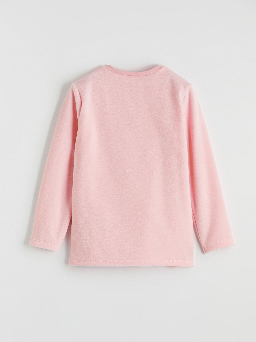 Pembe Ayı Nakışlı Kız Çocuk Polar Pijama Takım-3