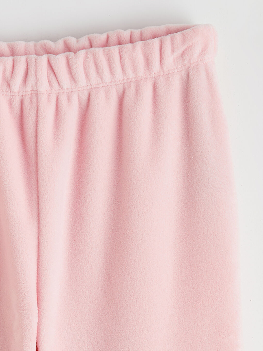 Pembe Ayı Nakışlı Kız Çocuk Polar Pijama Takım-5