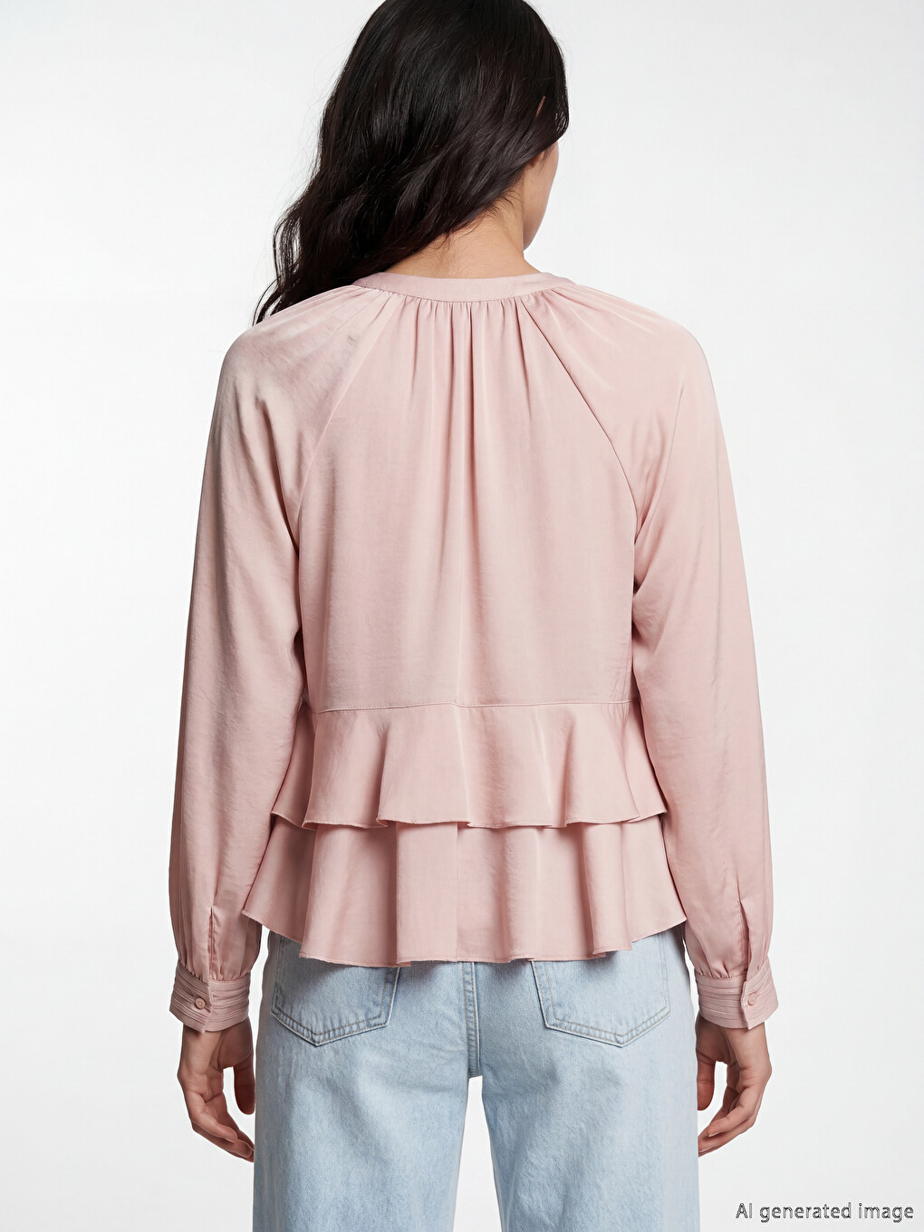 Woman Pink Blouse-2