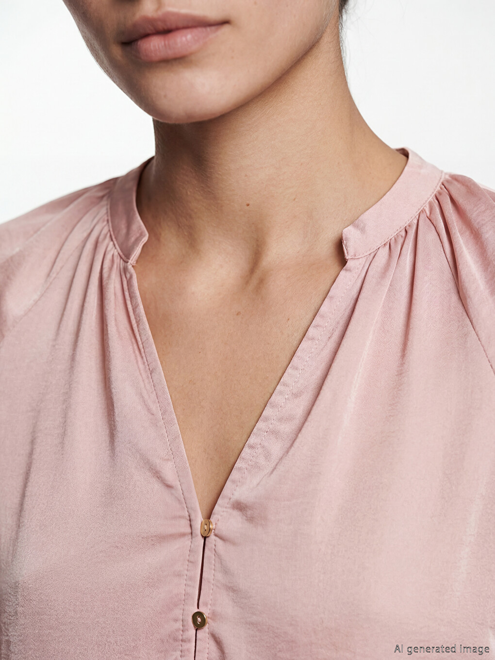Woman Pink Blouse-3