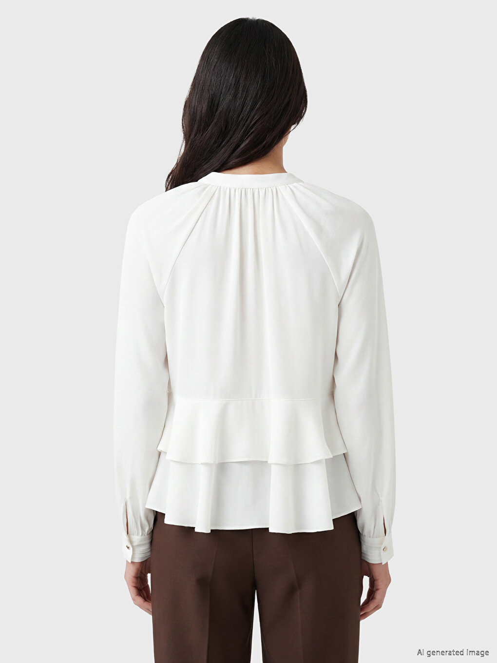 Woman Ecru Blouse-3