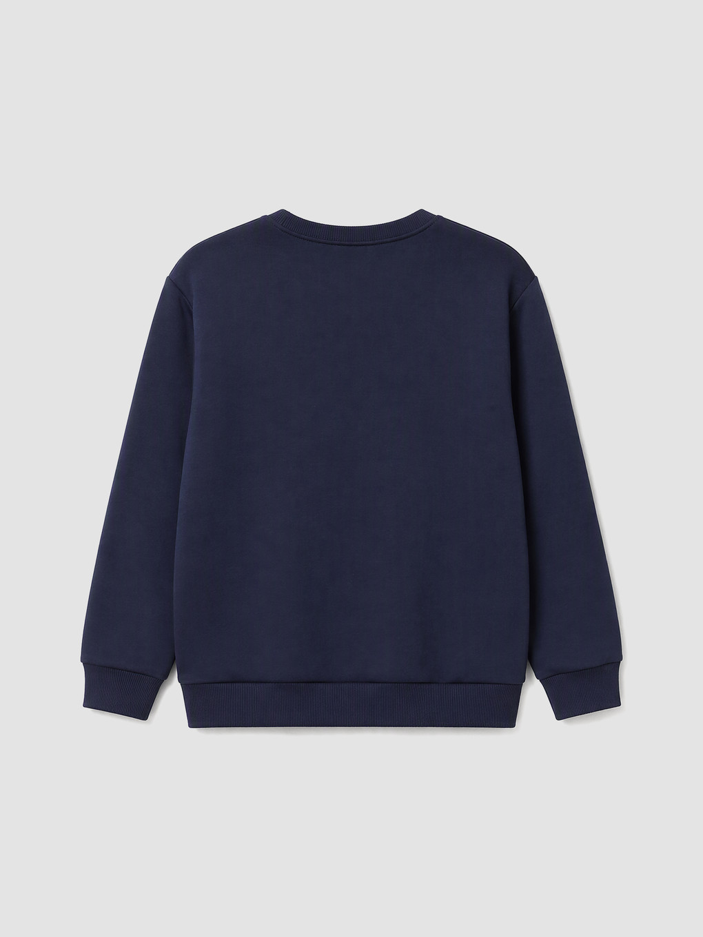 Lacivert Bisiklet Yaka Erkek Çocuk Sweatshirt-1