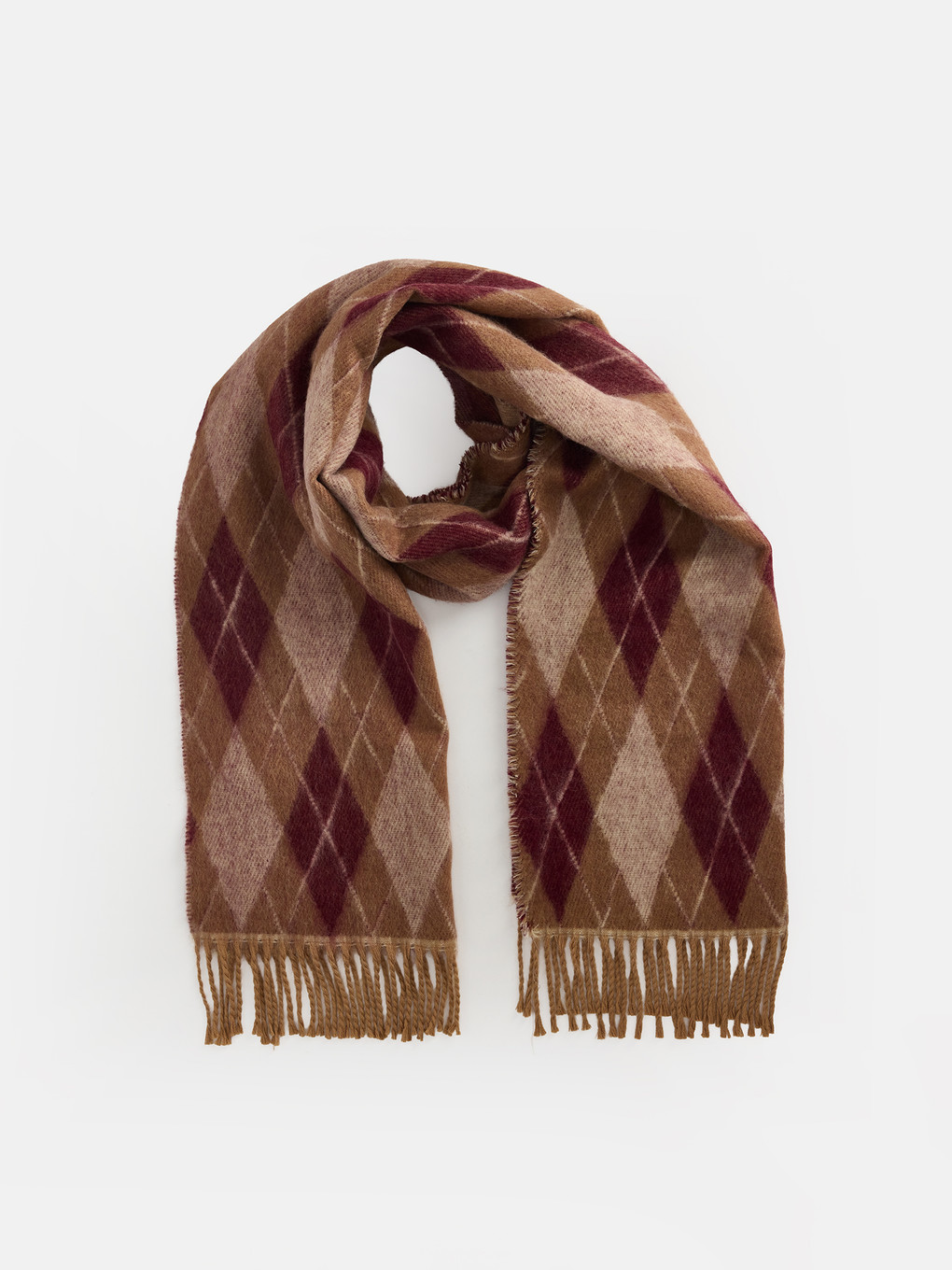 Argyle Patterned Women's Scarf