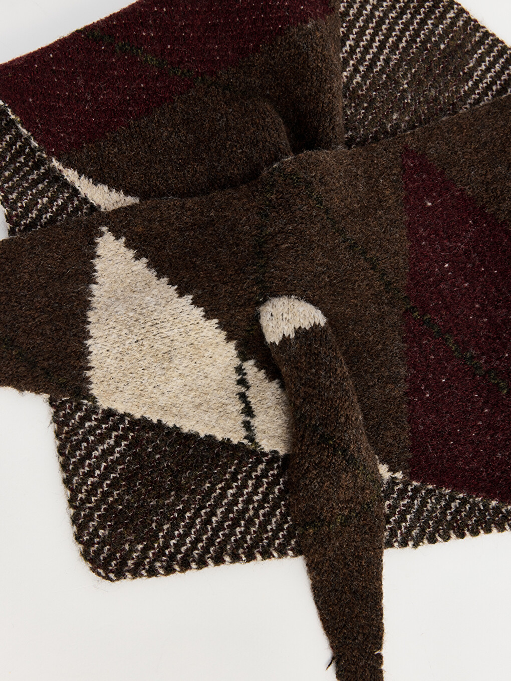 Woman Brown Scarf-1