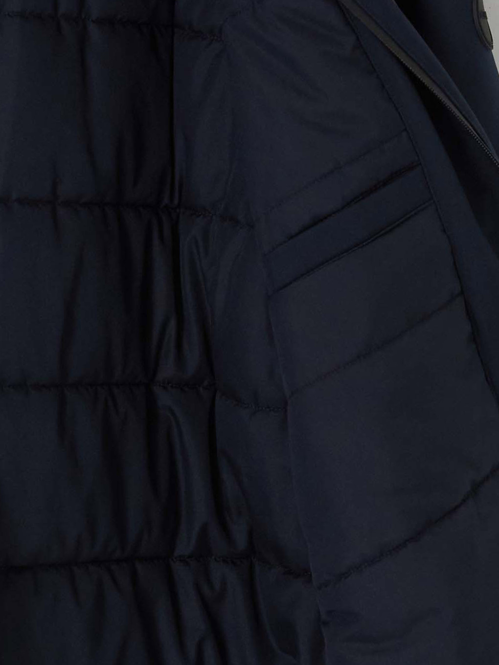 Lacivert Regular Fit Kapüşonlu Erkek Mont-6