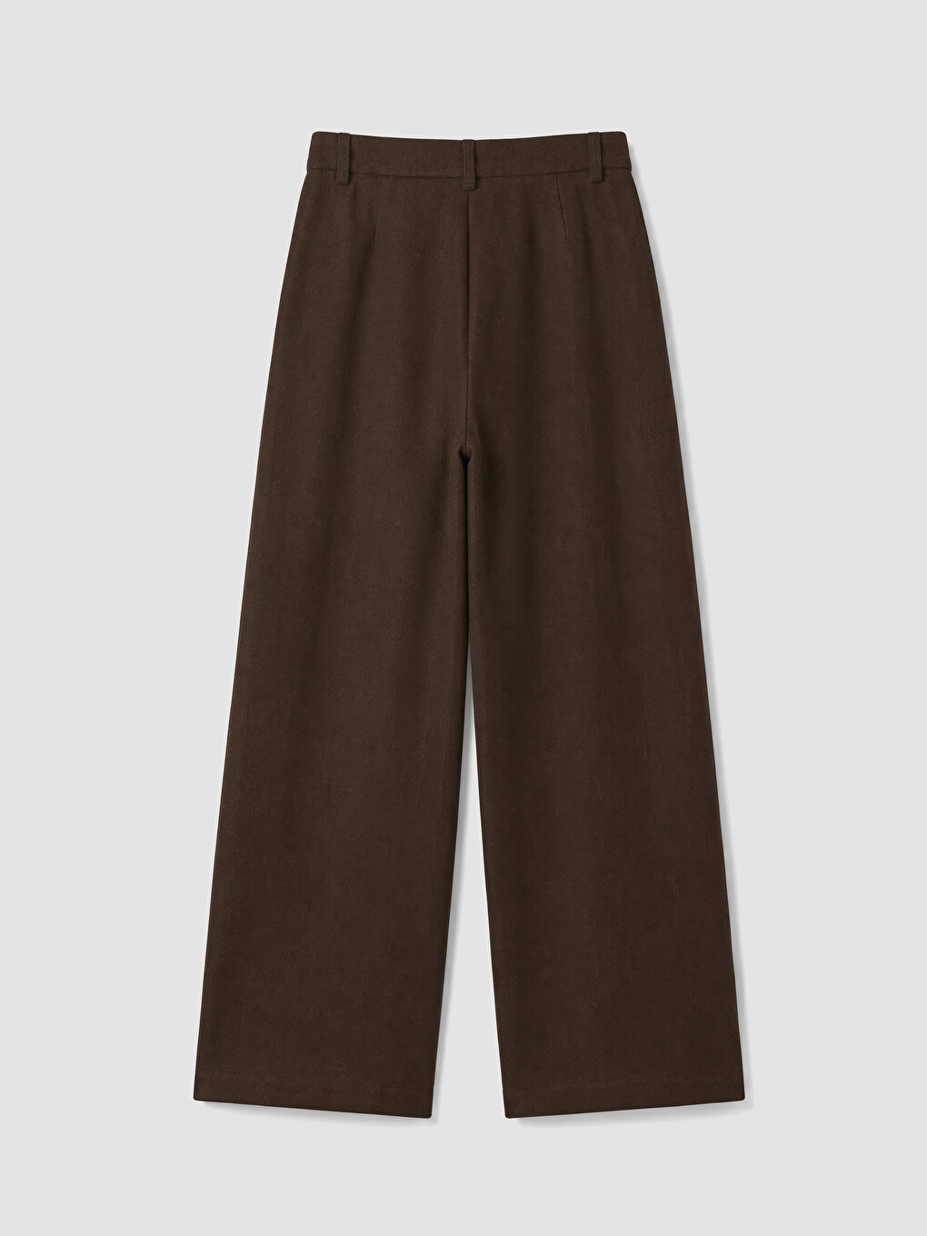 High Waist Pleated Women's Fabric Trousers-6