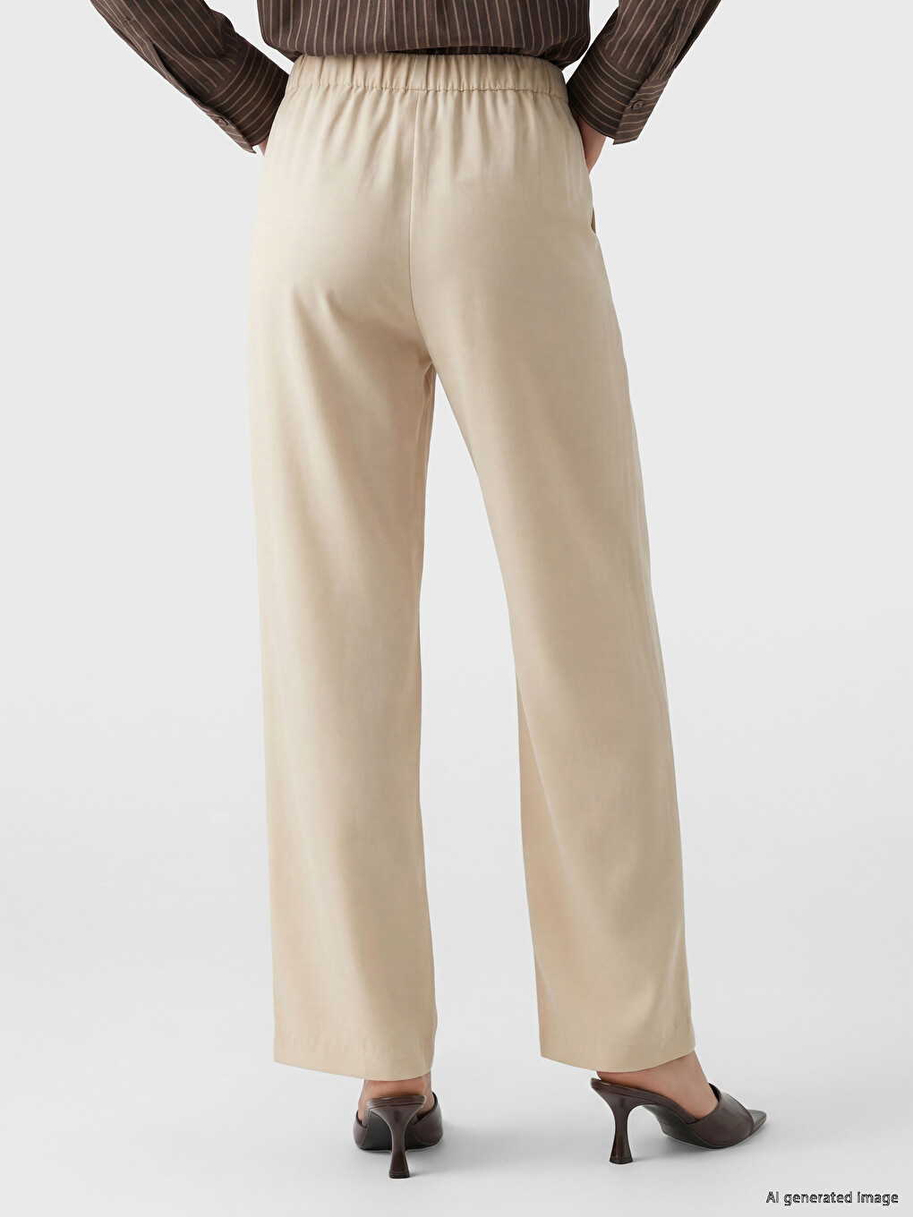 Regular Fit Women's Trousers-3