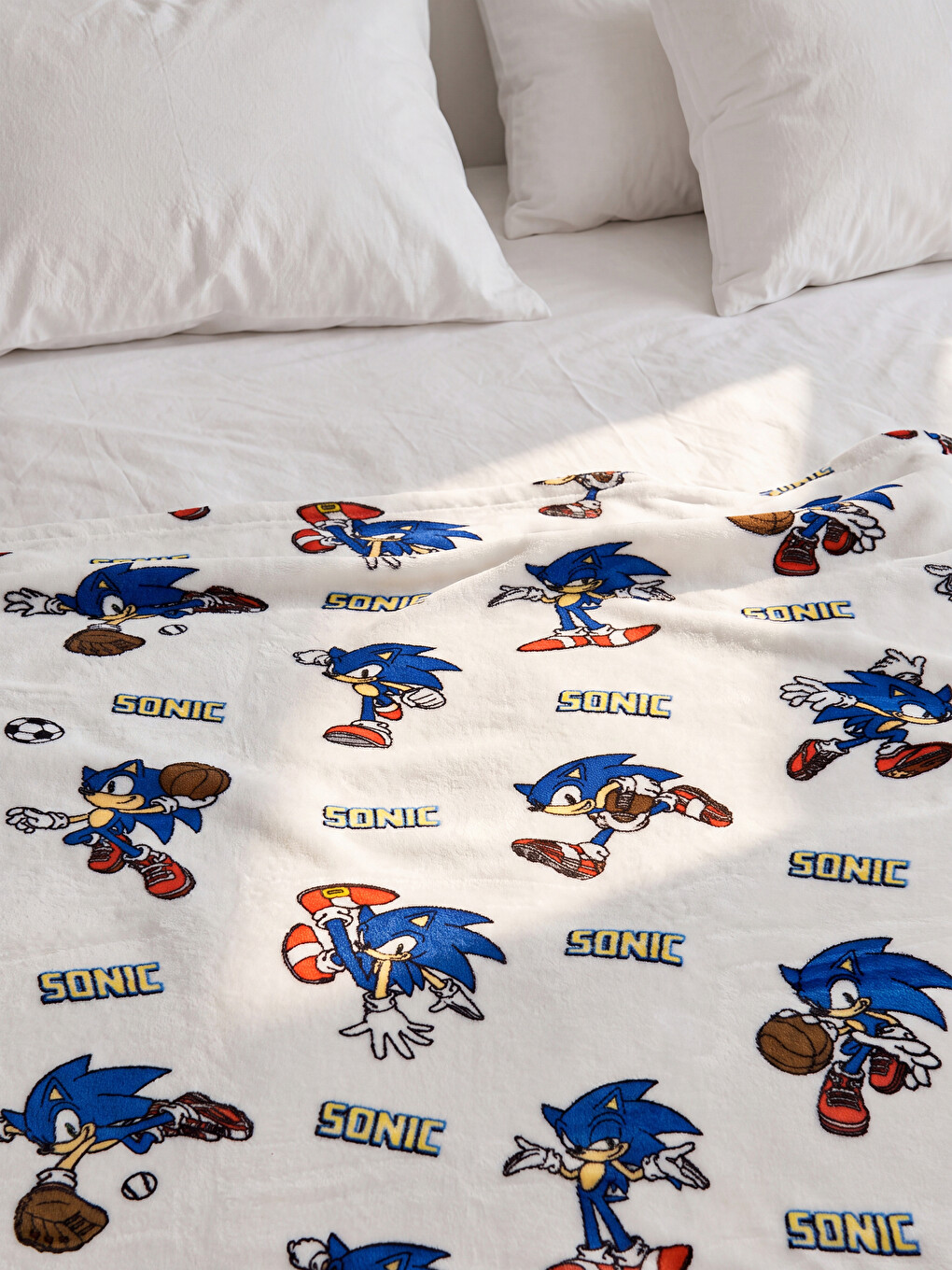 Sonic Baskılı Erkek Çocuk Battaniye 150x200 Cm-1