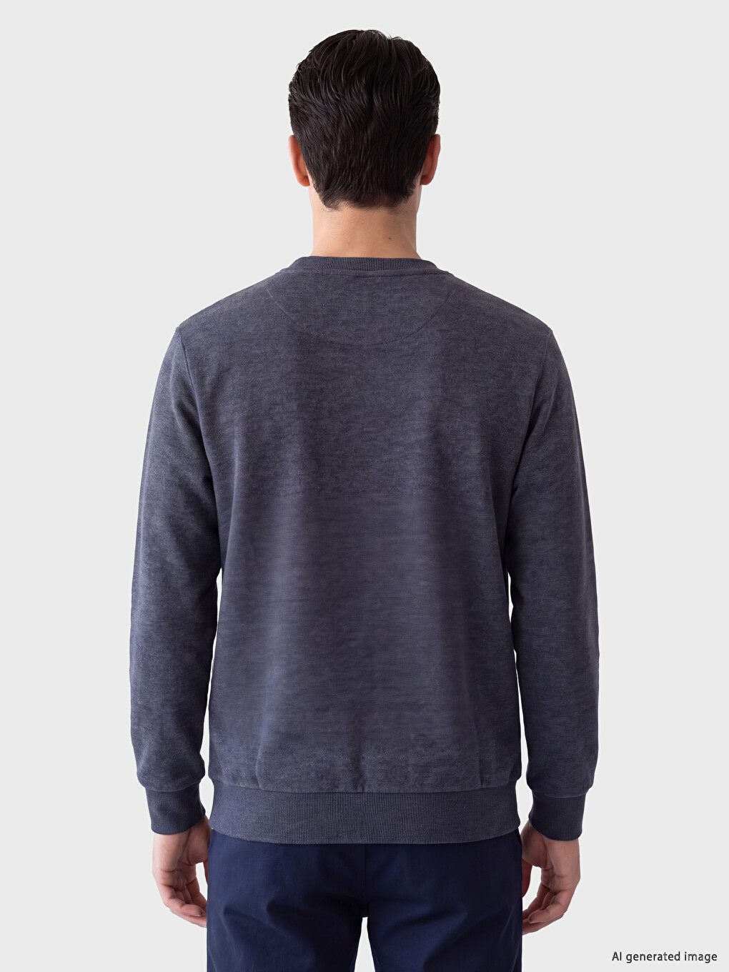 Crew Neck Men's Sweatshirt-2