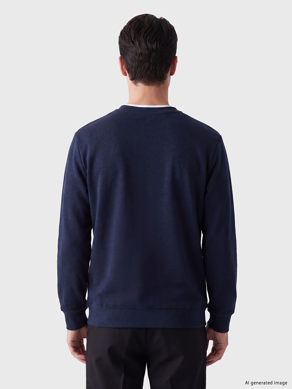 Crew Neck Men's Sweatshirt-2