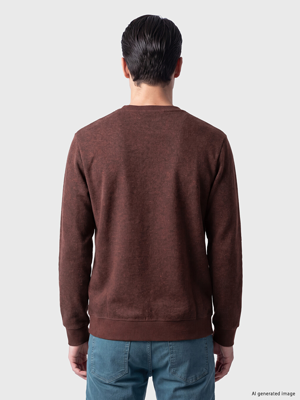 Crew Neck Men's Sweatshirt-2