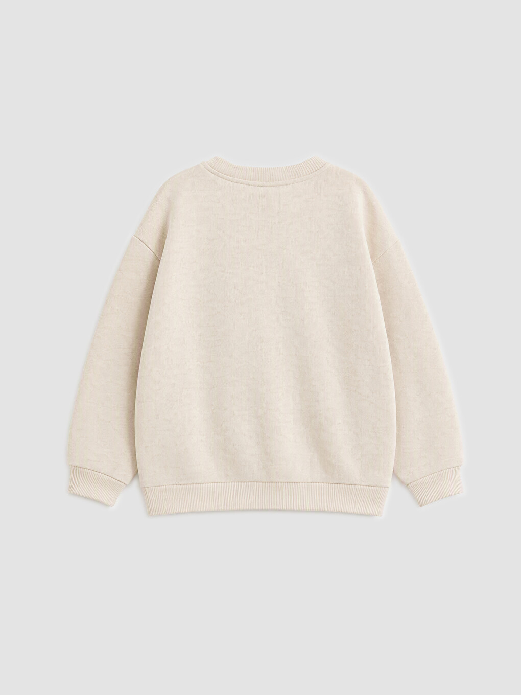 Beyaz Baskılı Erkek Çocuk Sweatshirt-1