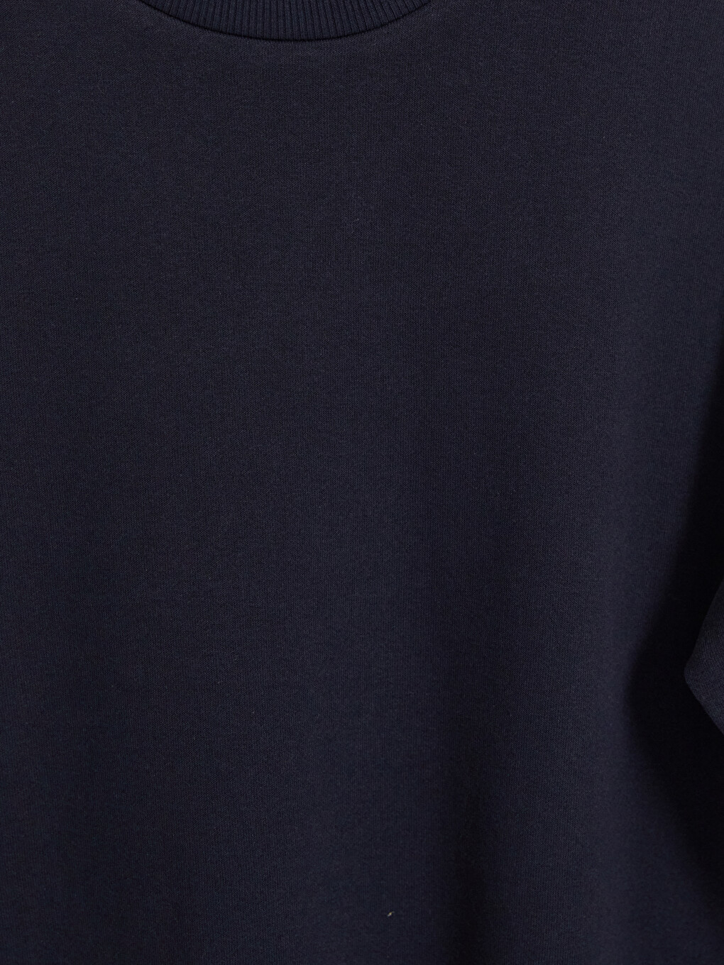 Lacivert Bisiklet Yaka Erkek Sweatshirt-2
