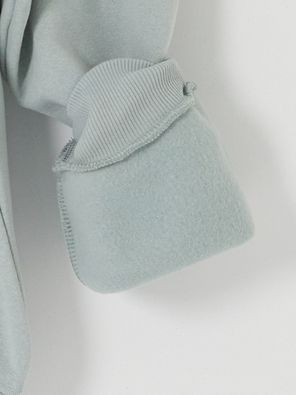 Yeşil Bisiklet Yaka Baskılı Erkek Sweatshirt-6