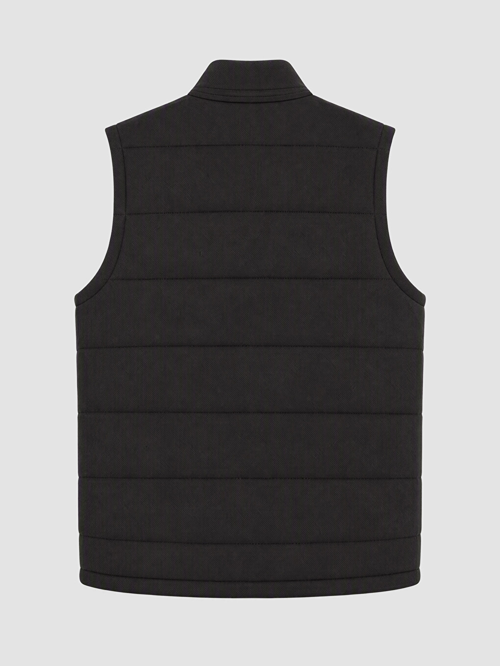 Vestă Matlasată Pentru Bărbați Slim Fit Cu Guler Înalt-6