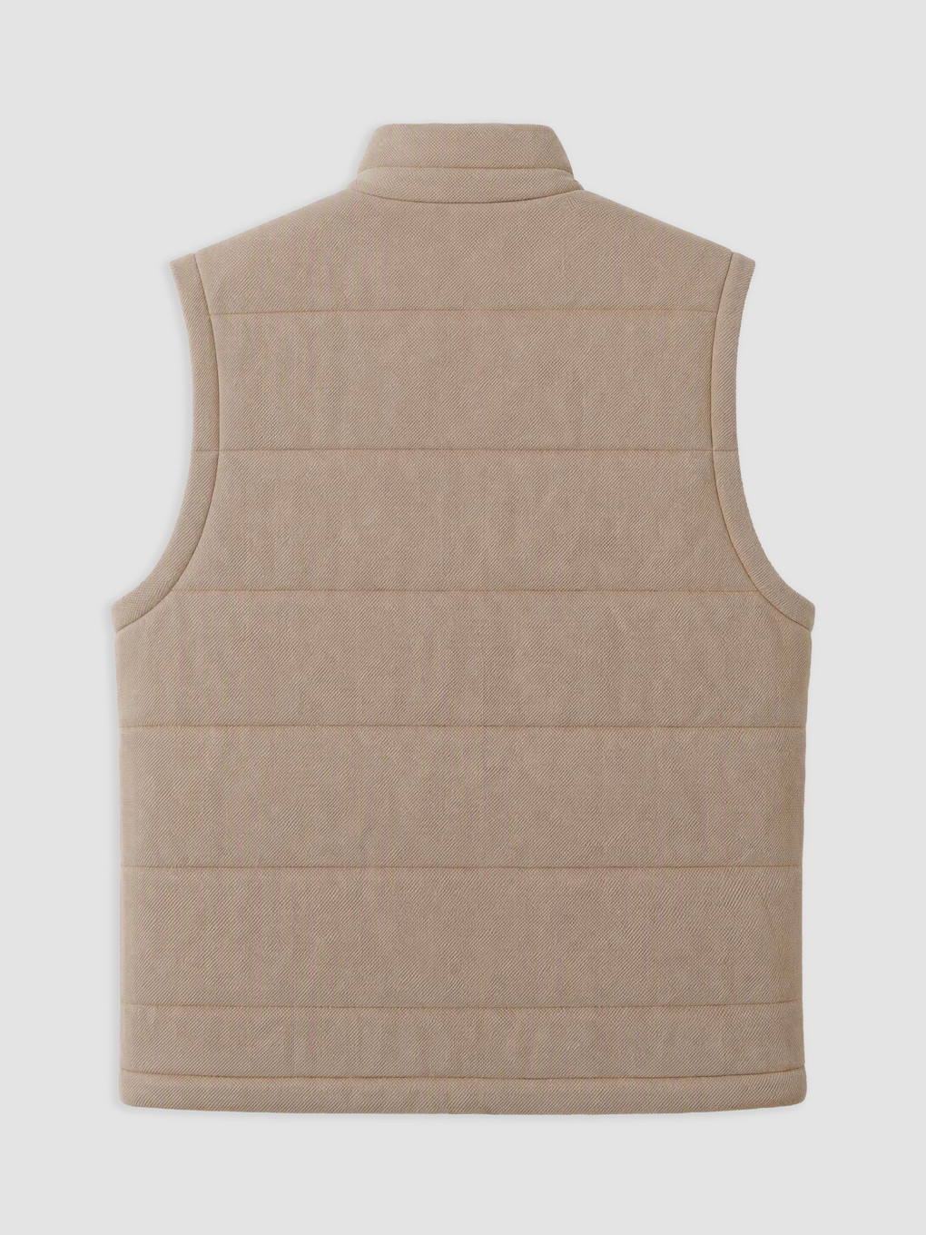 Slim Fit Stand-up Collar Men's Puffer Vest-5