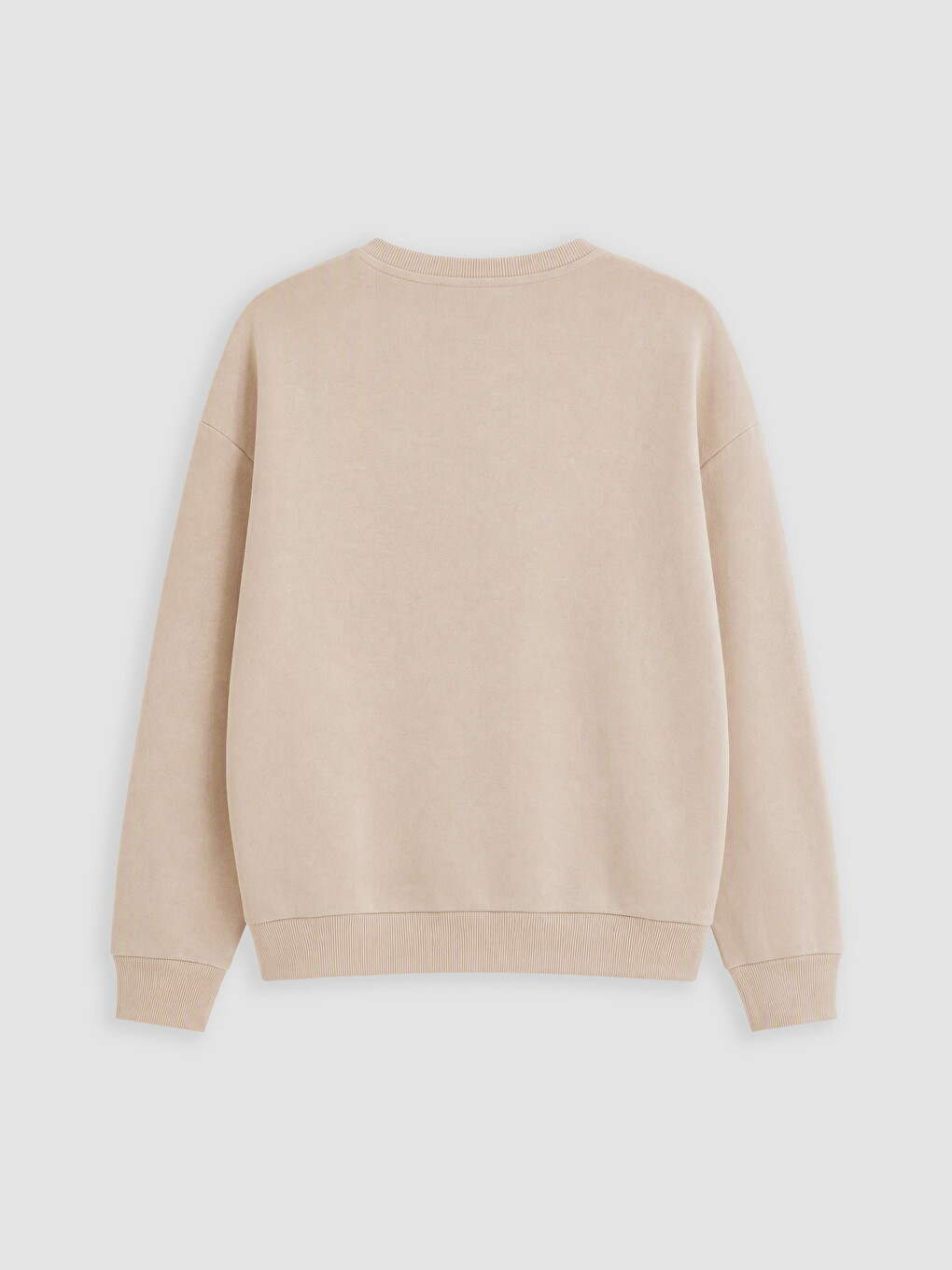 Mürdüm Bisiklet Yaka Baskılı Erkek Sweatshirt-5