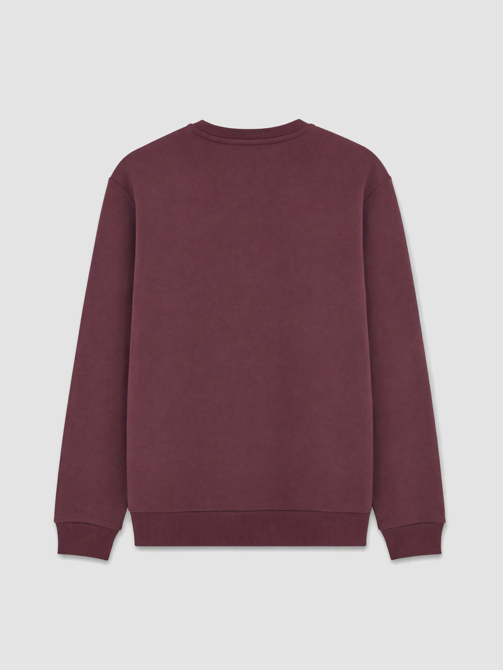 Mürdüm Bisiklet Yaka Erkek Sweatshirt-1