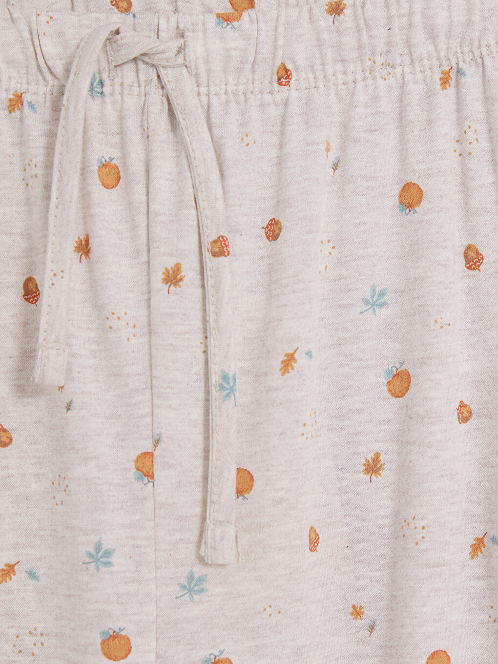 Karışık Beli Lastikli Baskılı Kadın Pijama Altı-6