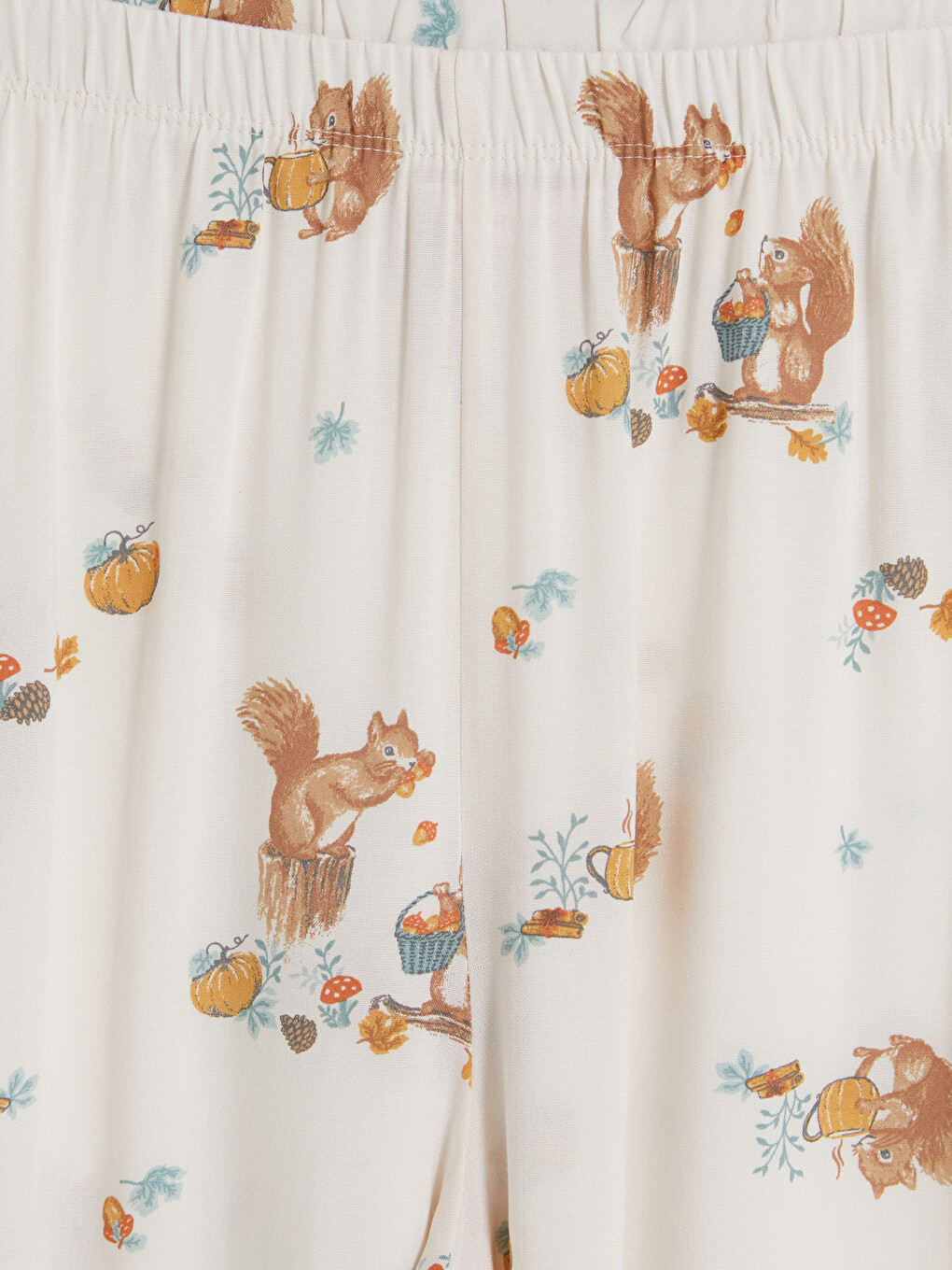 Shirt Collar Patterned Women's Pyjamas Set-9