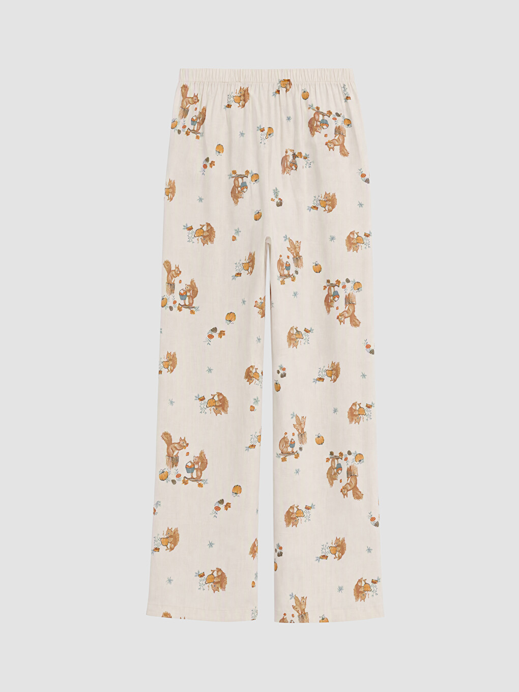 Shirt Collar Patterned Women's Pyjamas Set-10